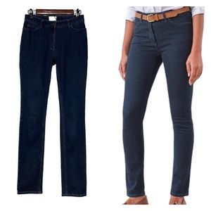 Pure Collection Mowbray Slim Leg Dark Denim Jeans Blue Size 2
